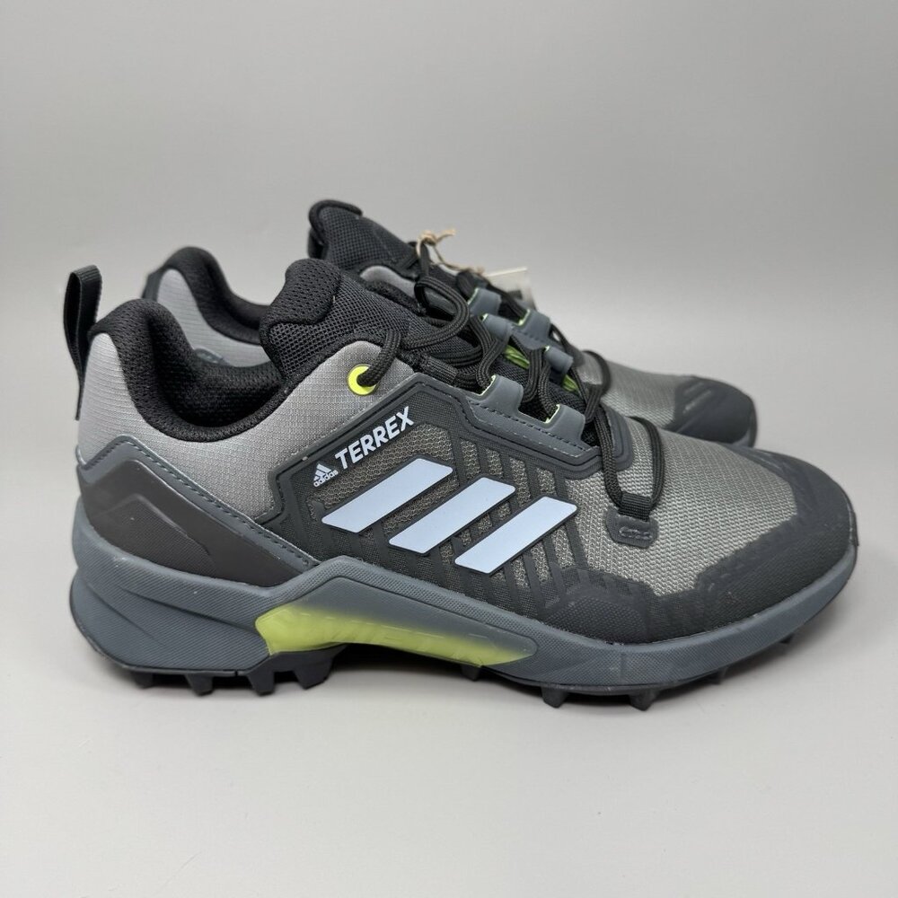 Adidas Terrex Swift R3 Women’s Hiking Shoes Trail FX7340 Grey Blue Yellow Sz 8.5